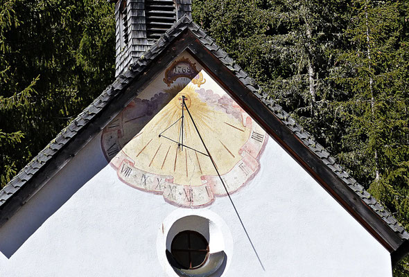 Sonnenuhr beim Tegernsee