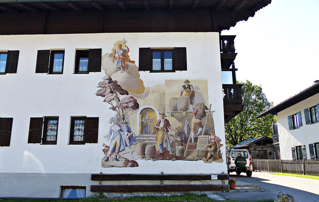 Lüftlmalereien von der Familie Pfeffer