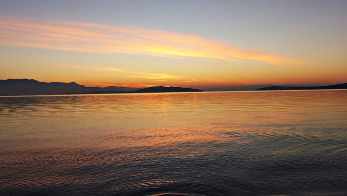 Sonnenaufgang beim Strand