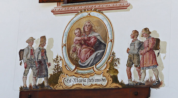 Lüftelmalerei im Lechtal