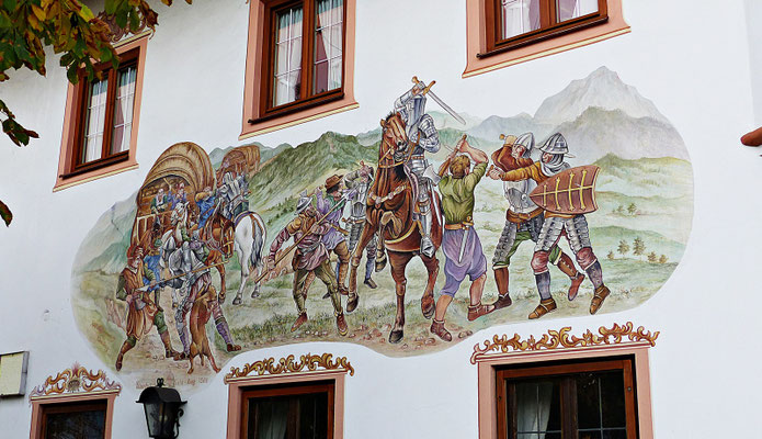 Lüftelmalerei in Bernau