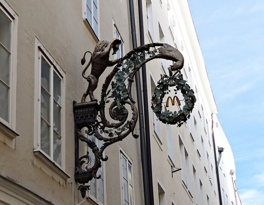 Nasenschild in Salzburg