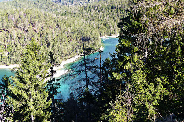 Die Zugspitze und der Blindsee