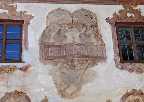 Lüftlmalerei in Oberammergau
