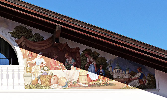 Lüftlmalereien aus Garmisch