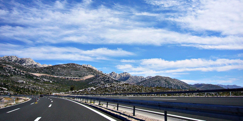 Blick auf den Velebit