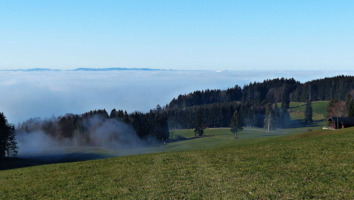 Inversionswetterlage beim Auerberg