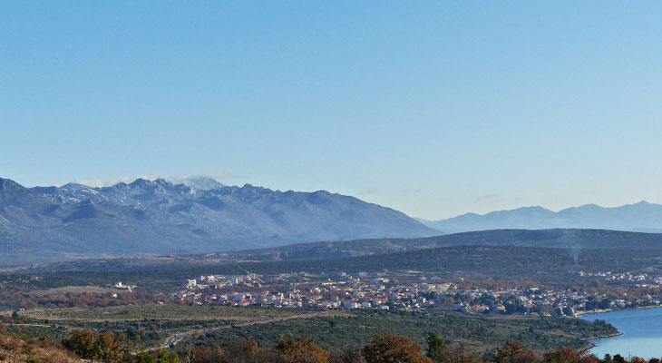 Blick auf den Velebit