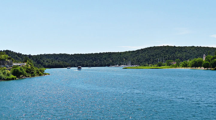 Die Krka bei Skradin