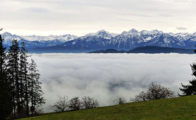 Inversionswetterlage beim Auerberg