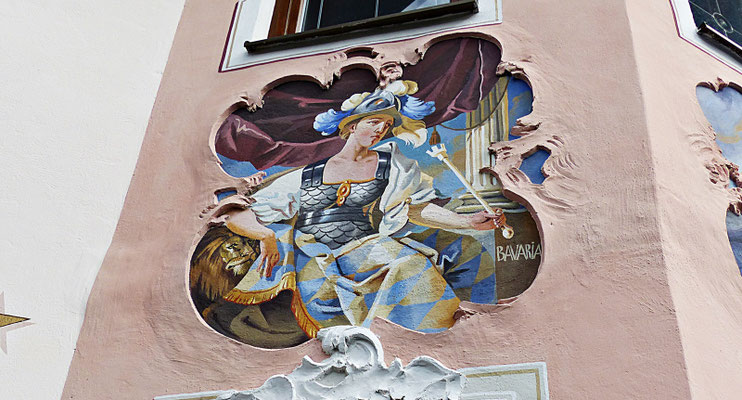 Lüftlmalereien von der Familie Pfeffer