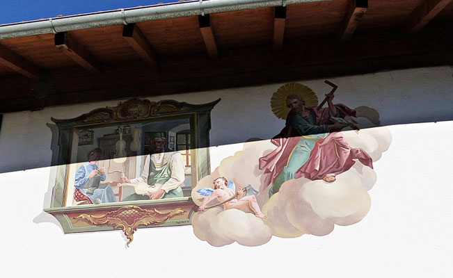 Lüftlmalereien aus Mittenwald