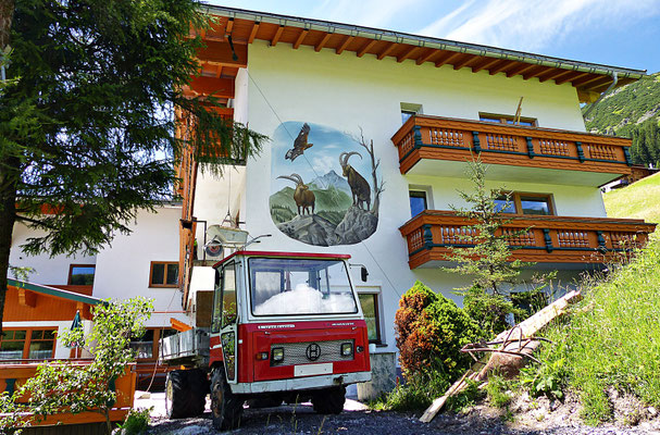 Lüftelmalerei im Lechtal