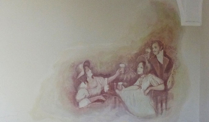 Wandmalerei in Salzburg