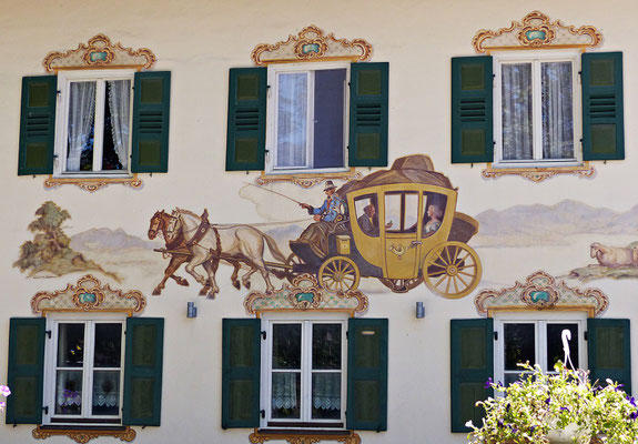 Lüftlmalerei in Jachenau