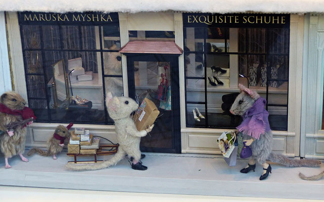Beim Weihnachtsmarkt