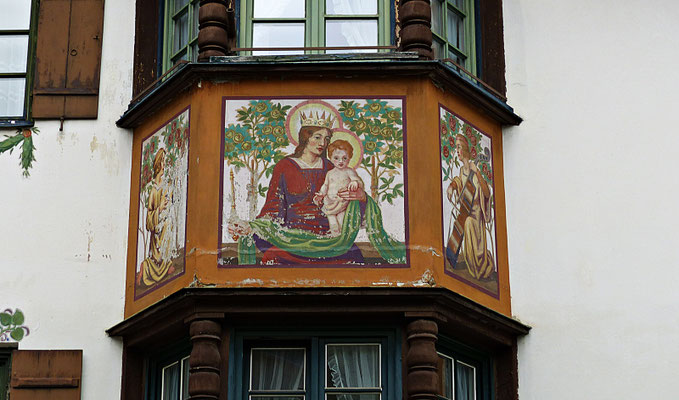 Lüftlmalerei in Füssen im Allgäu