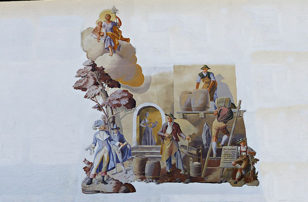 Lüftlmalereien von der Familie Pfeffer