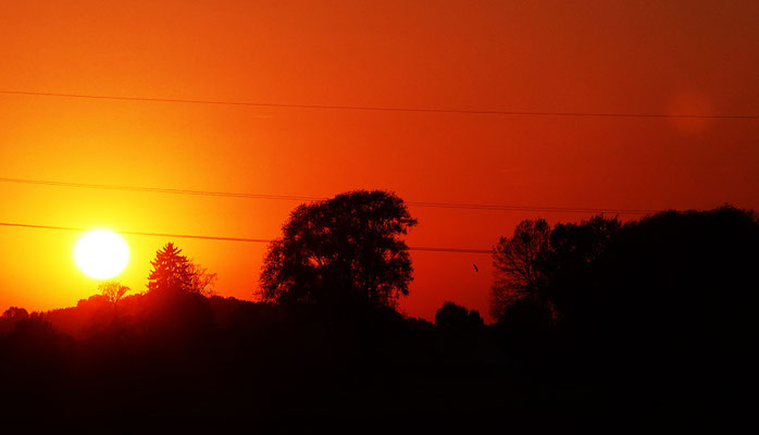 Sonnenuntergang in Böhmen