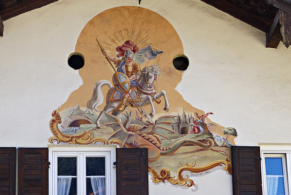 Lüftlmalereien aus Mittenwald