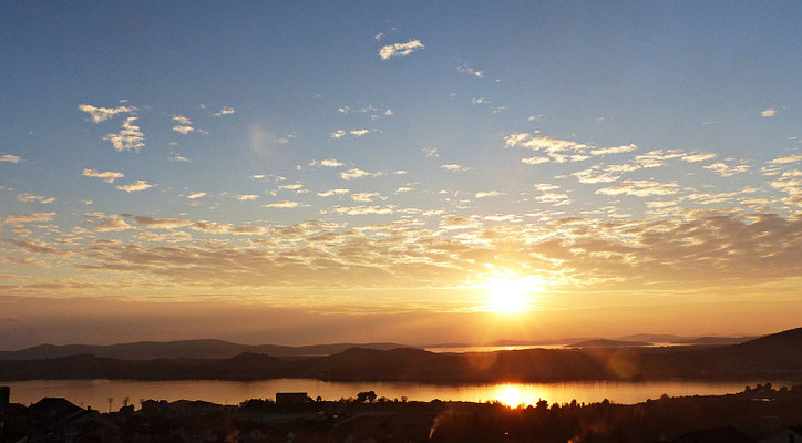 Der 1. Sonnenuntergang bei Pirovac