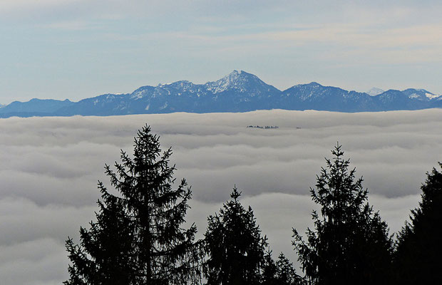 Inversionswetterlage beim Auerberg