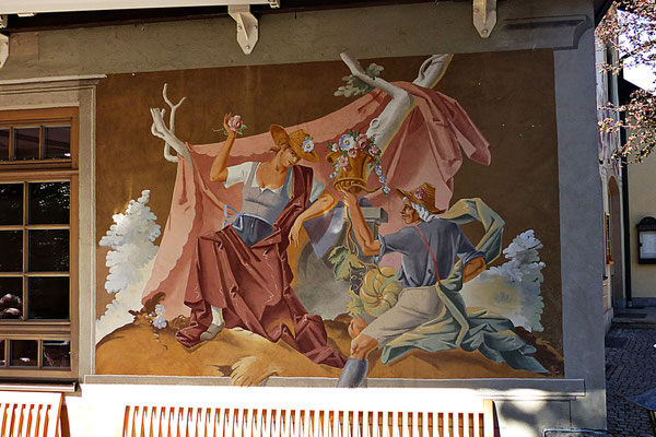 Lüftlmalereien von der Familie Pfeffer