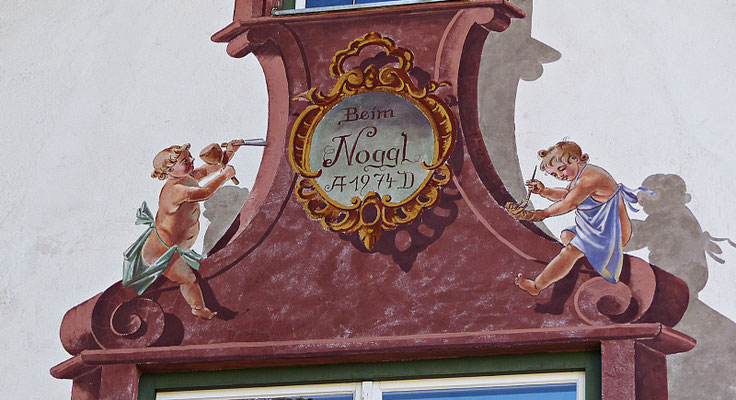 Lüftlmalereien von der Familie Pfeffer