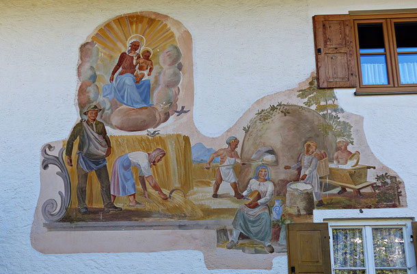 Lüftlmalereien aus Mittenwald