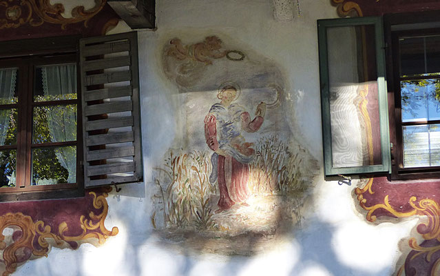 Lüftlmalerei in Oberammergau
