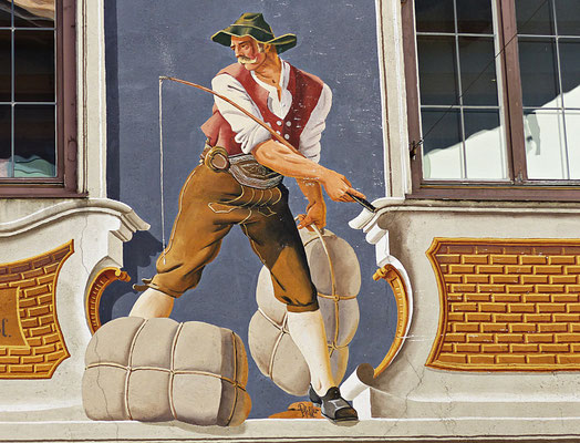 Lüftlmalereien von der Familie Pfeffer