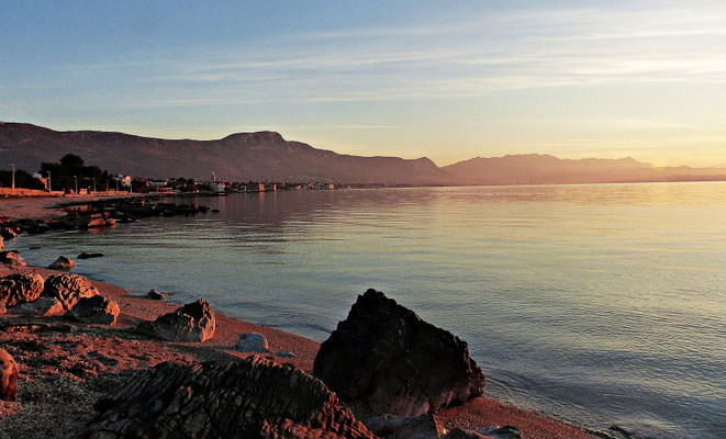 Blick auf Kastel Stafilic
