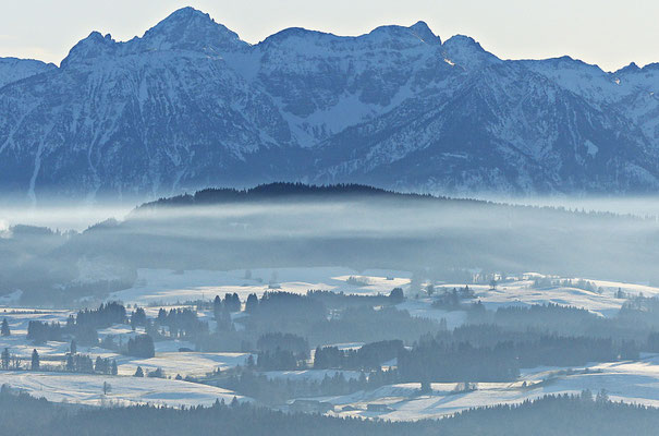 Inversionswetterlage beim Auerberg