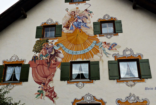 Lüftelmalerei im Allgäu