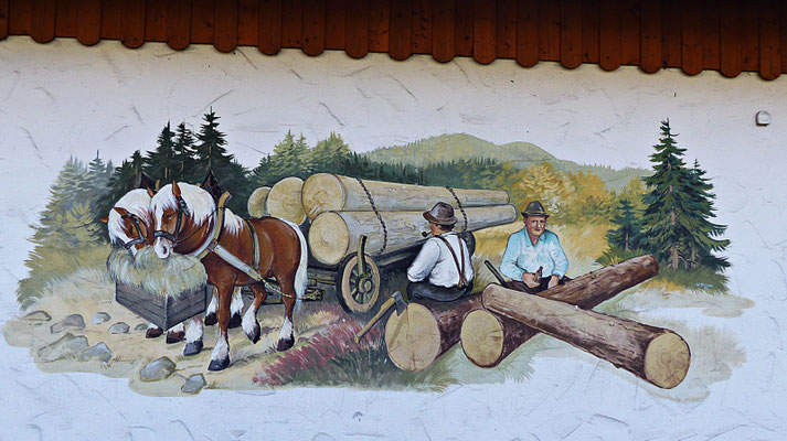 Lüftlmalerei im Bayerischen Wald