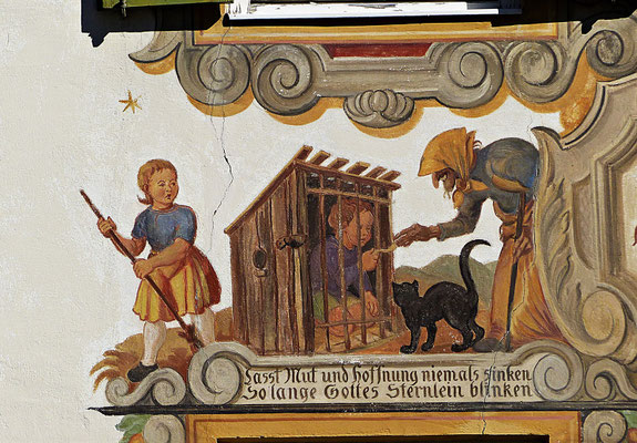 Lüftlmalerei in Oberammergau