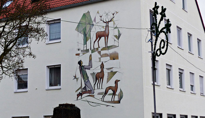 Lüftelmalerei in Bobingen