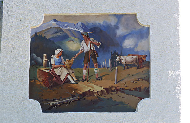 Lüftlmalereien von der Familie Pfeffer