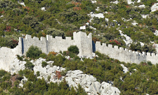 Die Mauer von Veliki Ston
