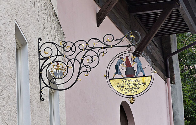 Nasenschild in Füssen