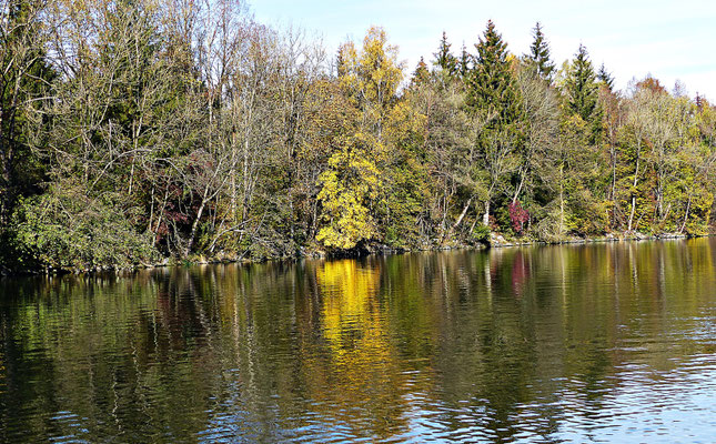 Beim Lech im Herbst