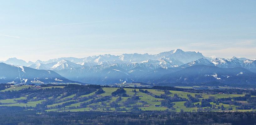 Blick auf die Alpen