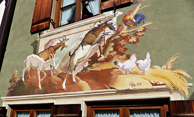 Lüftlmalereien von der Familie Pfeffer