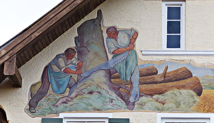 Lüftlmalerei aus Bayern