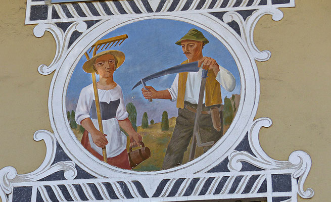 Lüftlmalereien aus Mittenwald