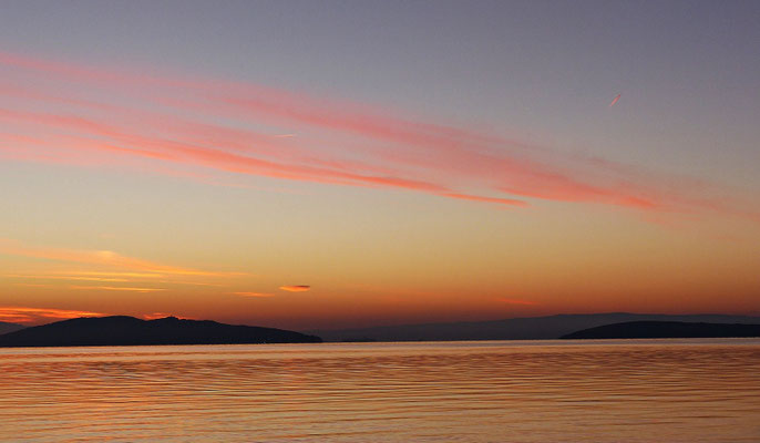 Sonnenaufgang beim Strand