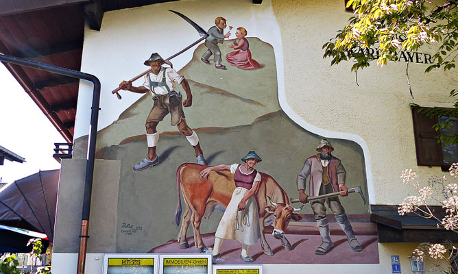 Lüftlmalereien aus Garmisch