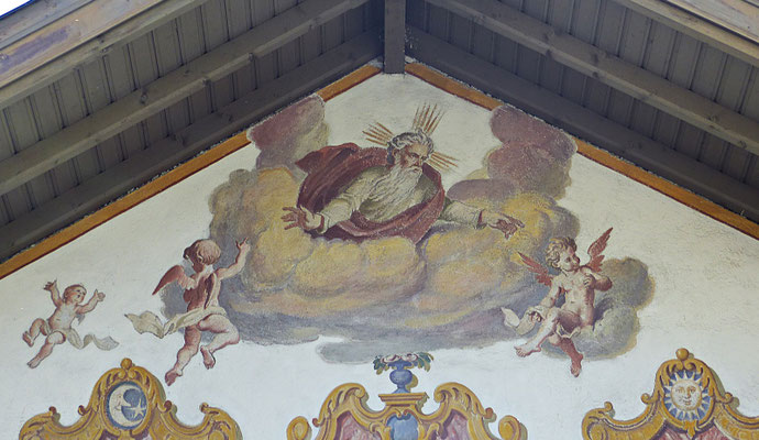 Lüftlmalerei in Oberammergau