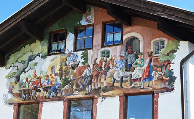 Lüftelmalerei in Bayern