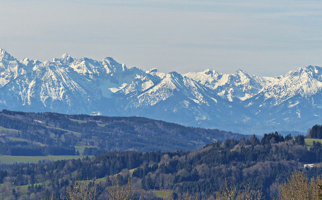 Blick auf die Alpen